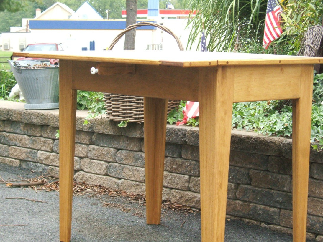 pine drop leaf table